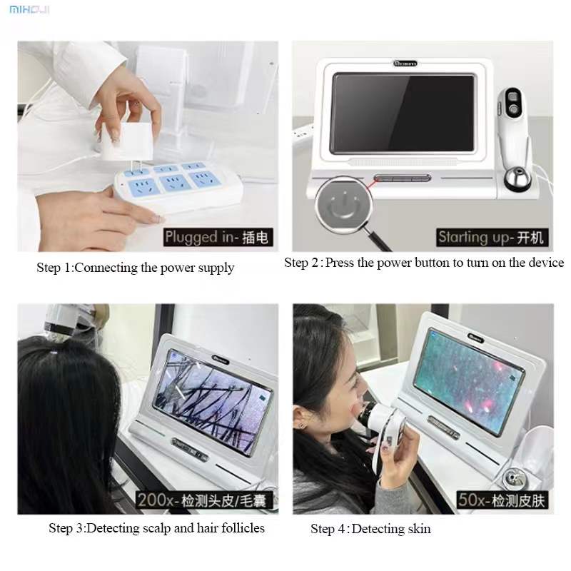 Professional Digital Hair & Scalp Analysis System