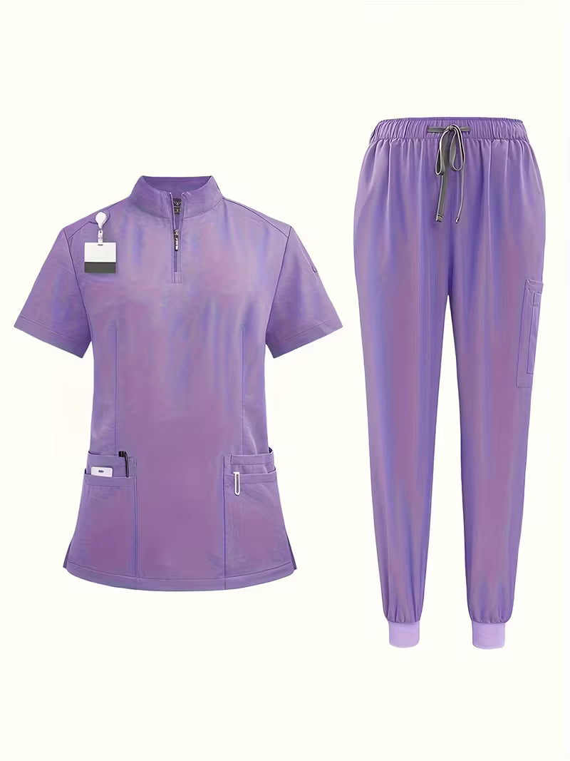 Two Piece Practical Salon/Spa Esthetician Uniform Set A