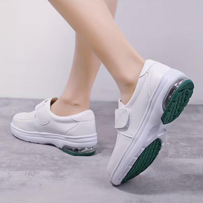 Elegant Women’s Nurse Shoes Adjustable Slip-On Design