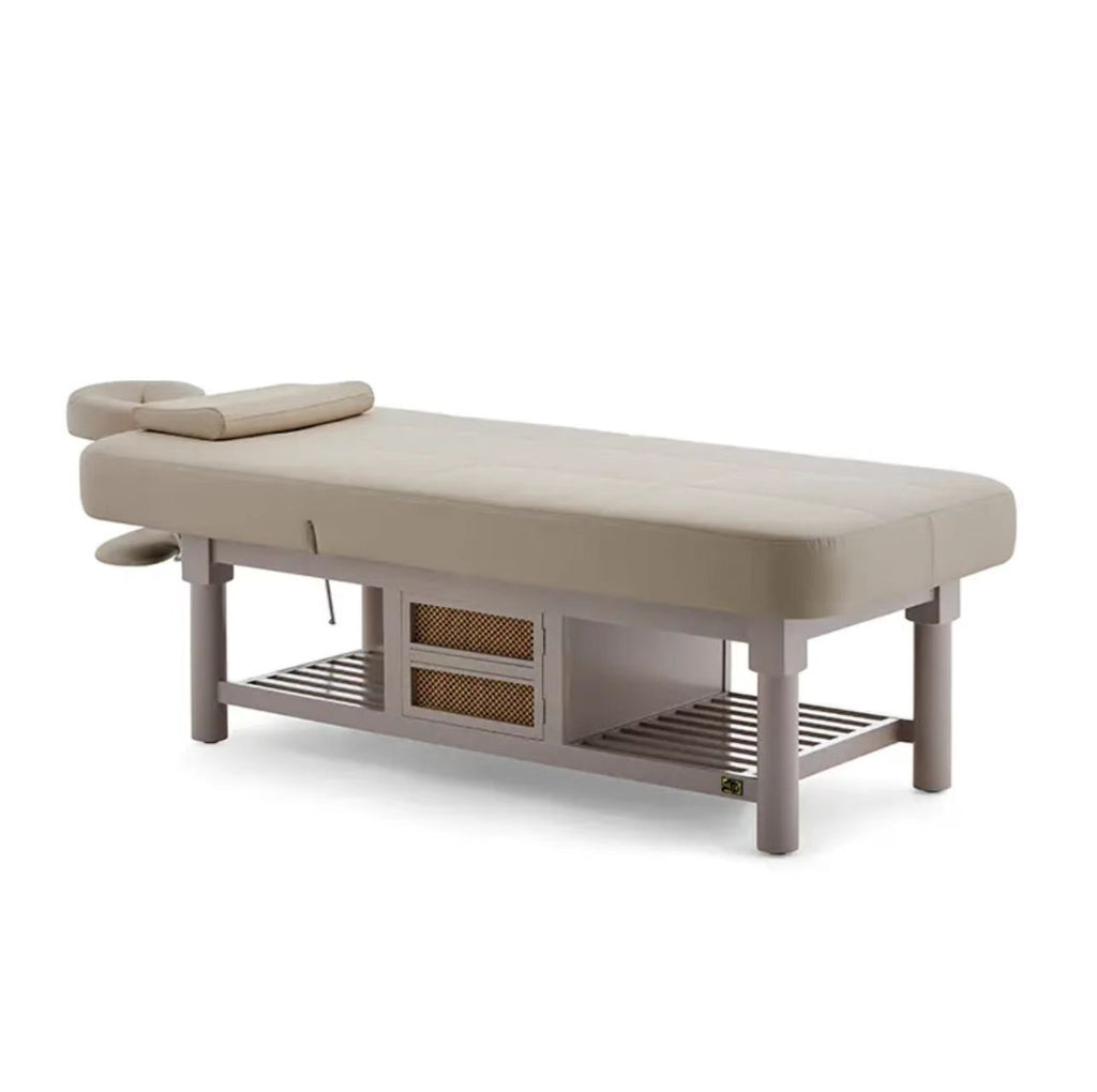 Adjustable Electric Massage Bed with Storage