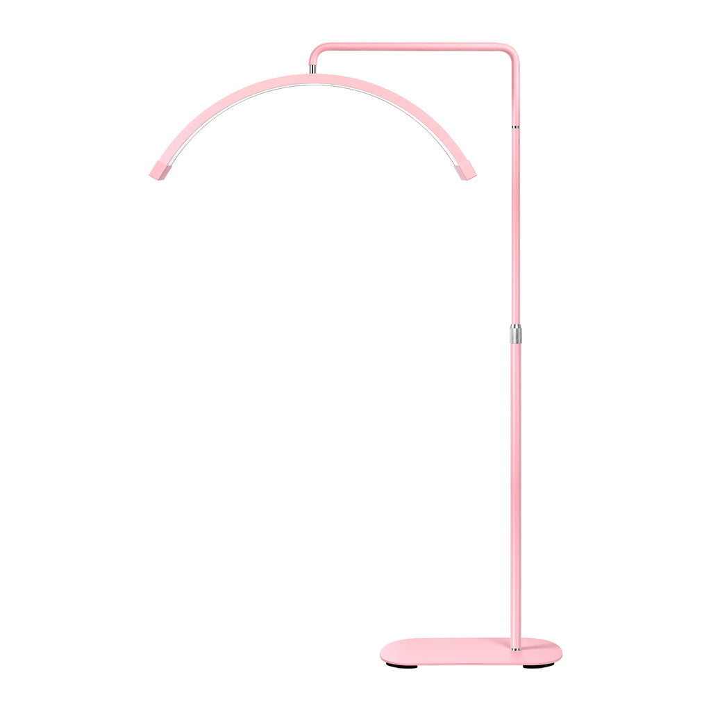 Floor Mounted Moon Light Eyelash Lamp with Phone Stand