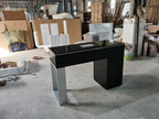 Modern Luxurious Single-Seater Manicure Table with Built-In Storage & Extractor Fan