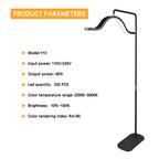 Floor Mounted Cloud Light Eyelash Lamp with Phone Stand