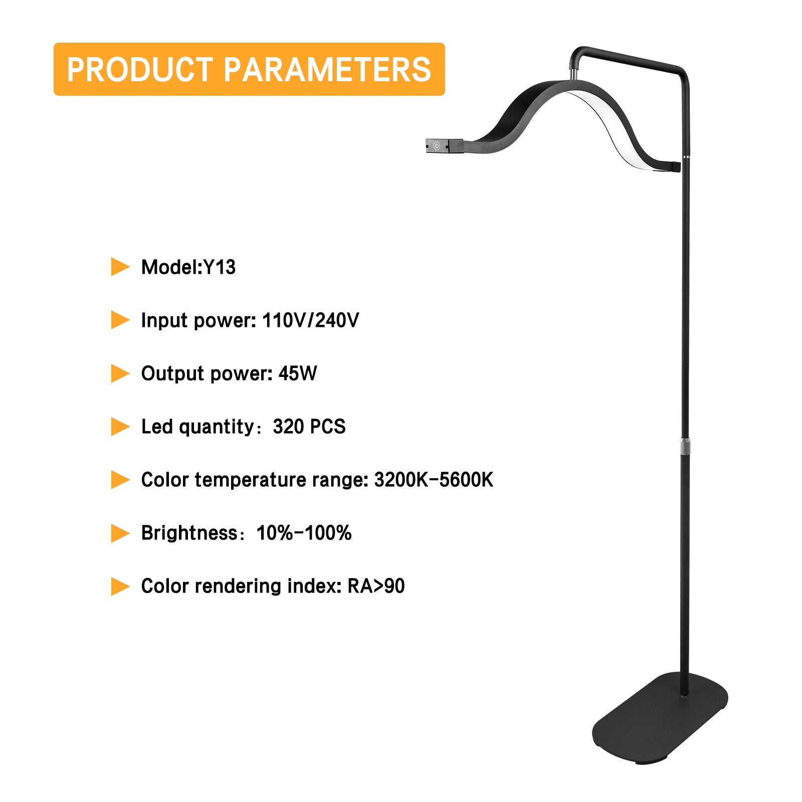 Floor Mounted Cloud Light Eyelash Lamp with Phone Stand