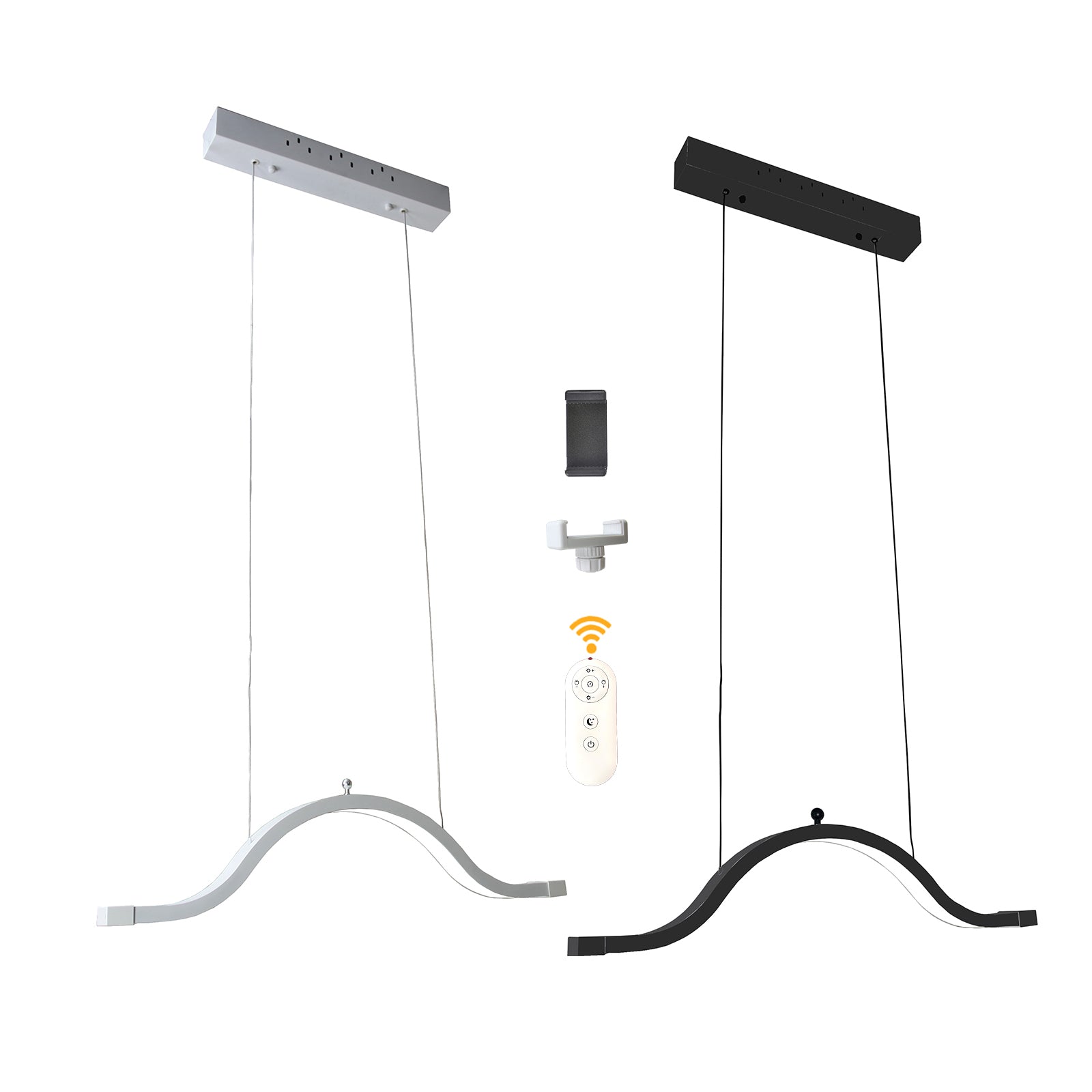 Ceiling-Mount Cloud Light Eyelash Lamp with Phone Stand