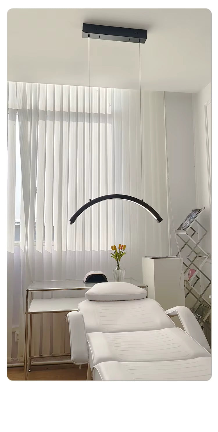 Ceiling Mount Half Moon Light Eyelash Lamp