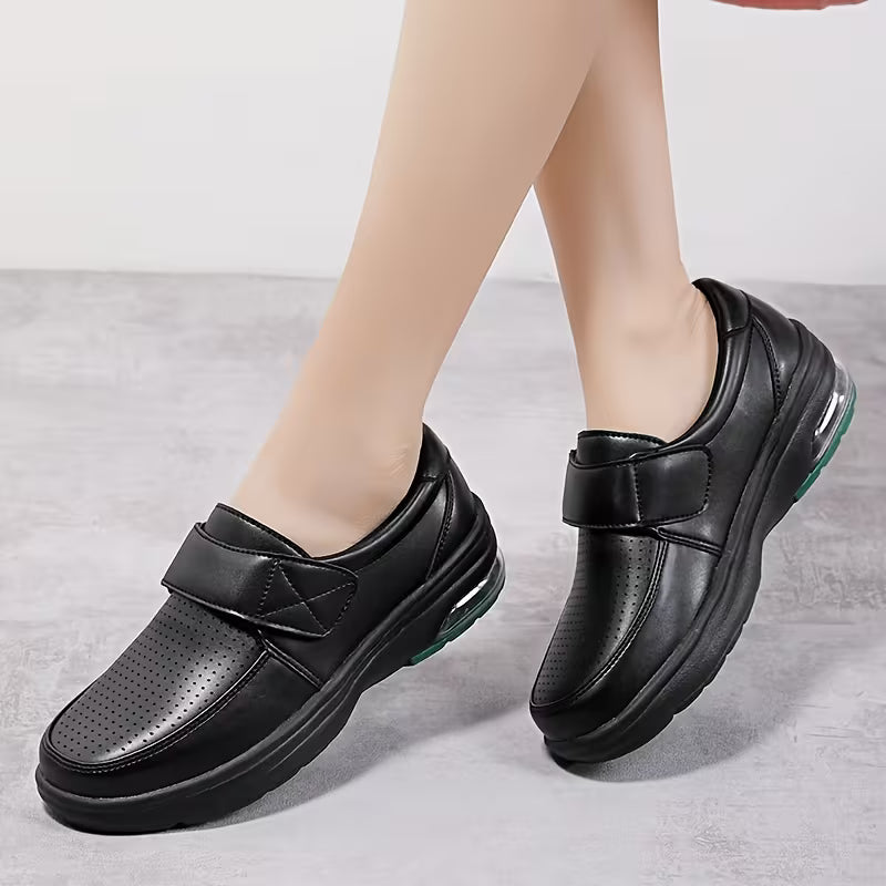 Elegant Women’s Nurse Shoes Adjustable Slip-On Design