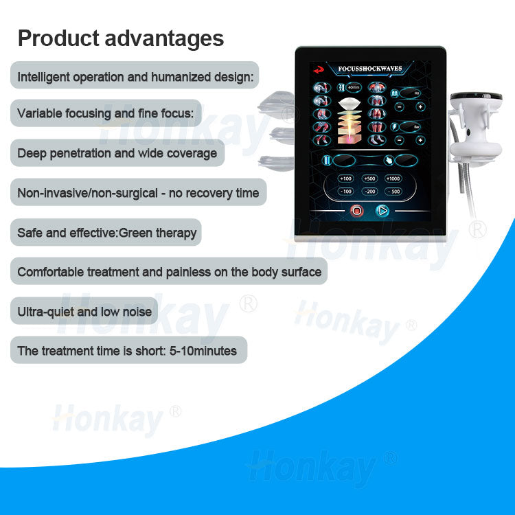 Professional Focus Shockwave Therapy Machine for Physical Therapy & Rehabilitation