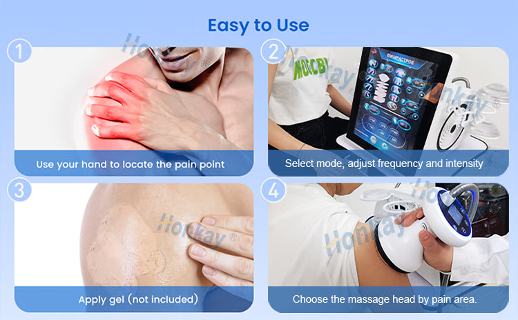 Professional Focus Shockwave Therapy Machine for Physical Therapy & Rehabilitation