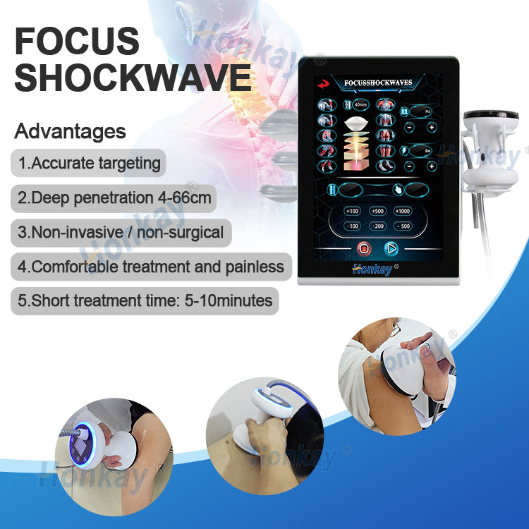 Professional Focus Shockwave Therapy Machine for Physical Therapy & Rehabilitation