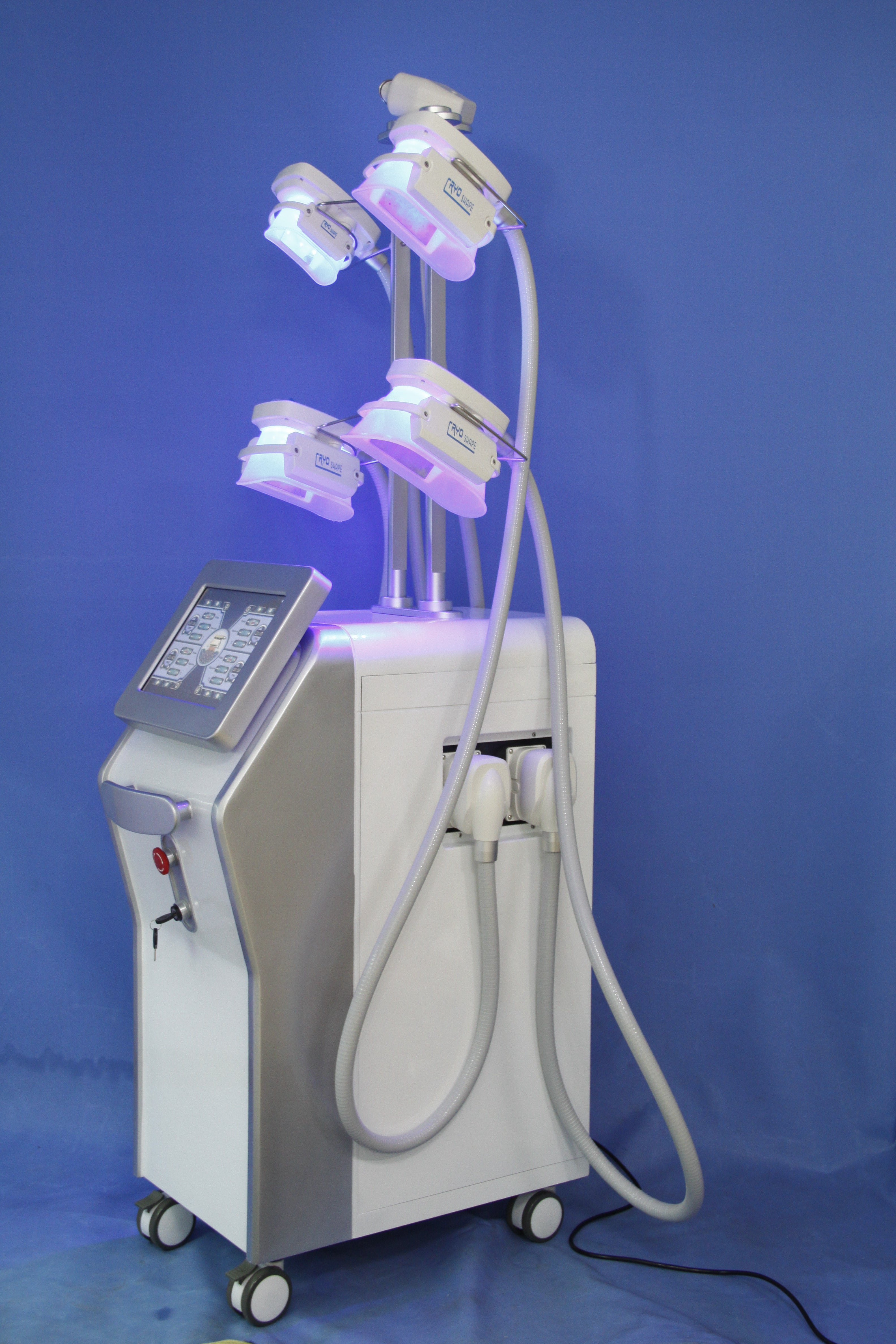 Professional 4-Handle Cryolipolysis Fat Freezing Machine for Multi-Area Fat Reduction & Body Contouring