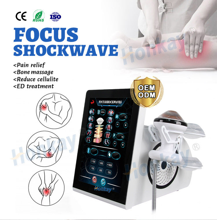 Professional Focus Shockwave Therapy Machine for Physical Therapy & Rehabilitation