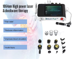 Professional 1064nm Laser & Shockwave Therapy Machine for Pain Relief & Rehabilitation