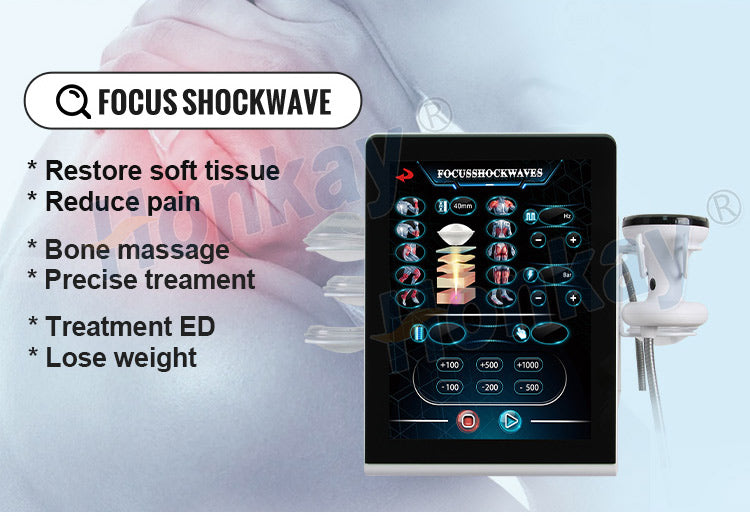 Professional Focus Shockwave Therapy Machine for Physical Therapy & Rehabilitation