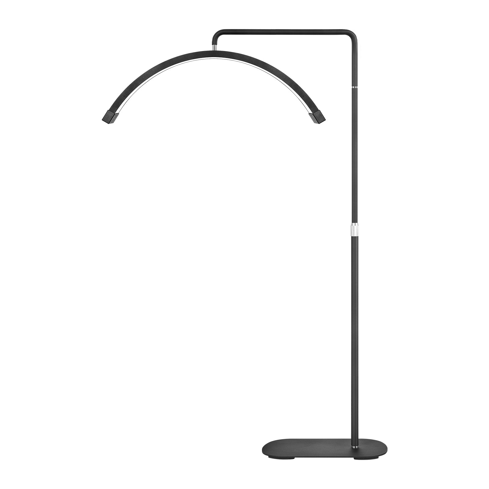 Floor Mounted Moon Light Eyelash Lamp with Phone Stand