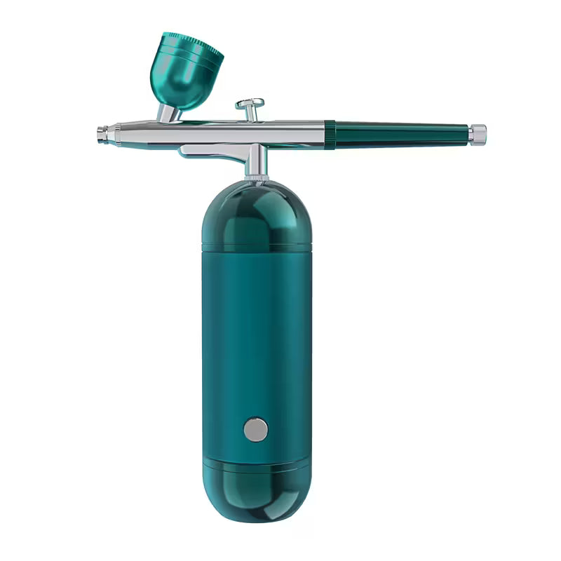 Professional Wireless Airbrush Nail Art System with Built-In Compressor - Rechargeable