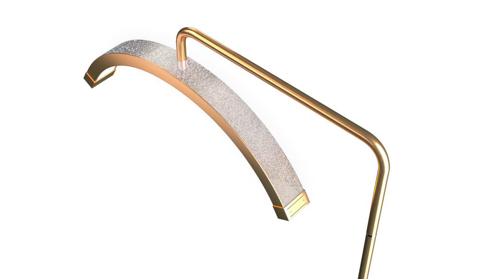 Floor Mounted Moon Light Eyelash Lamp with Phone Stand