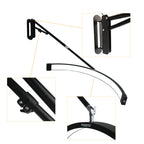 Wall Mounted Half Moon Light Manicure Lamp with Phone Stand