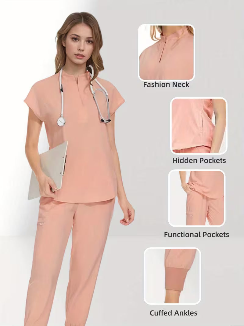 Two Piece Practical Salon/Spa Esthetician Uniform Set C