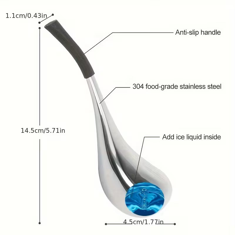 2pcs Reusable Facial & Eye Stainless Steel Facial Ice Balls Massager