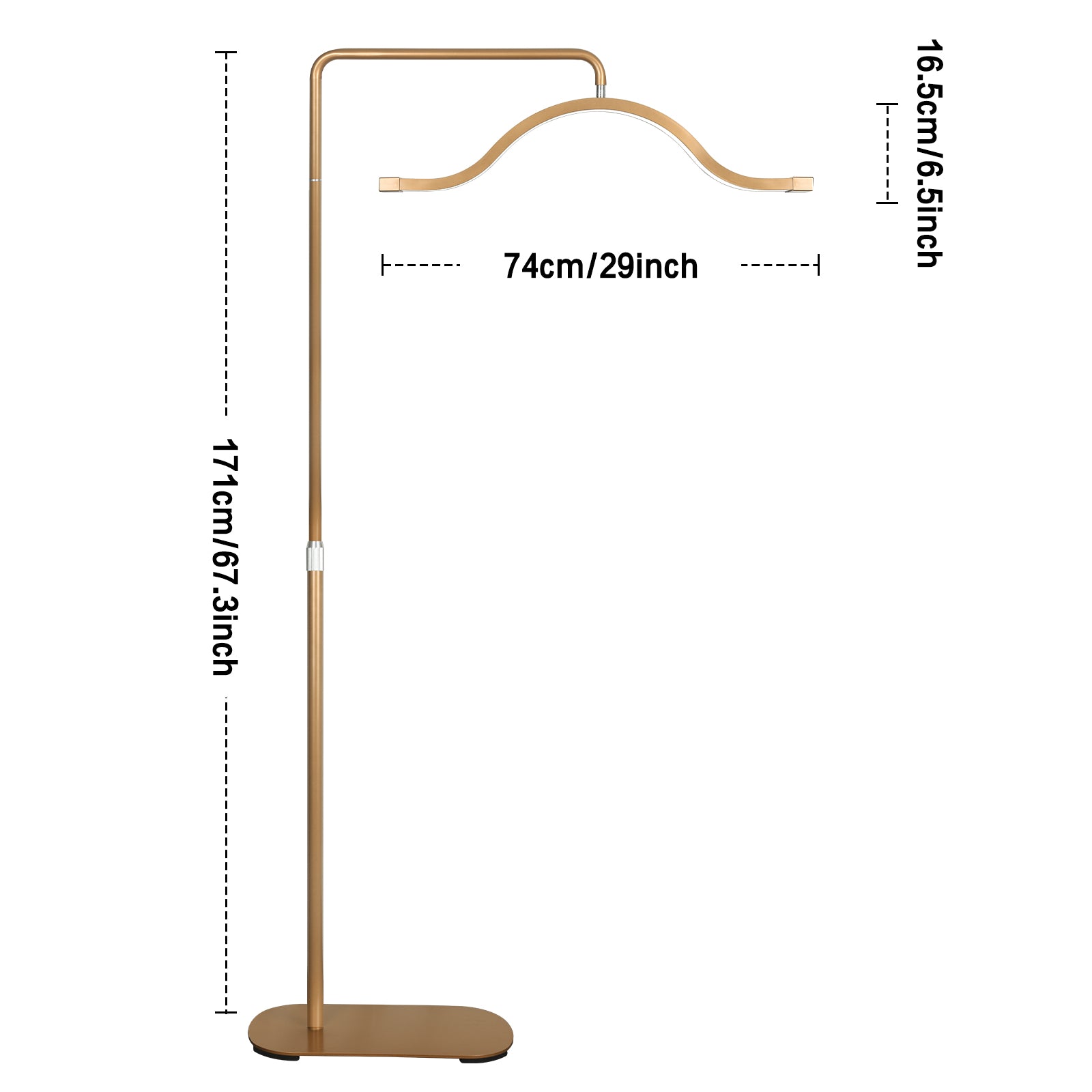 Floor Mounted Cloud Light Eyelash Lamp with Phone Stand