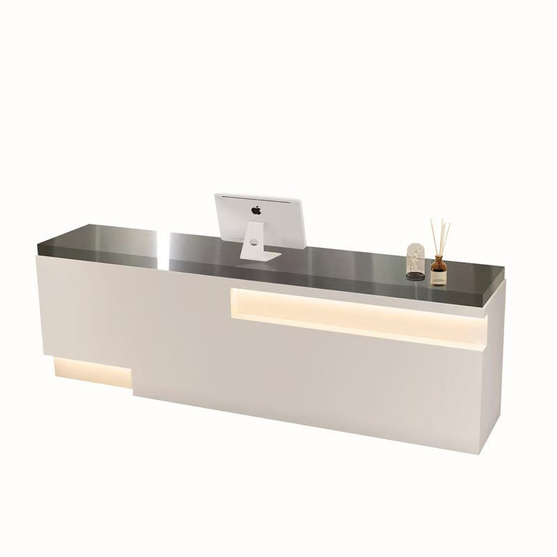 Custom Rectangular Salon & Spa Reception Desk B