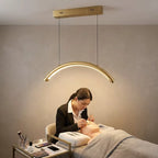 Ceiling Mount Half Moon Light Eyelash Lamp