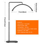 Floor Mounted Moon Light Eyelash Lamp with Phone Stand