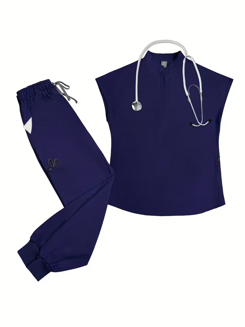 Two Piece Practical Salon/Spa Esthetician Uniform Set C