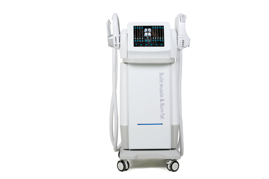 Professional Dual-Handle HIEMT Muscle Building & Fat Burning Machine for Body Sculpting