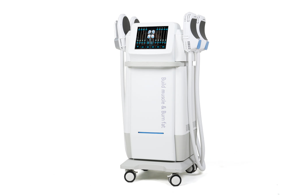 Professional Dual-Handle HIEMT Muscle Building & Fat Burning Machine for Body Sculpting