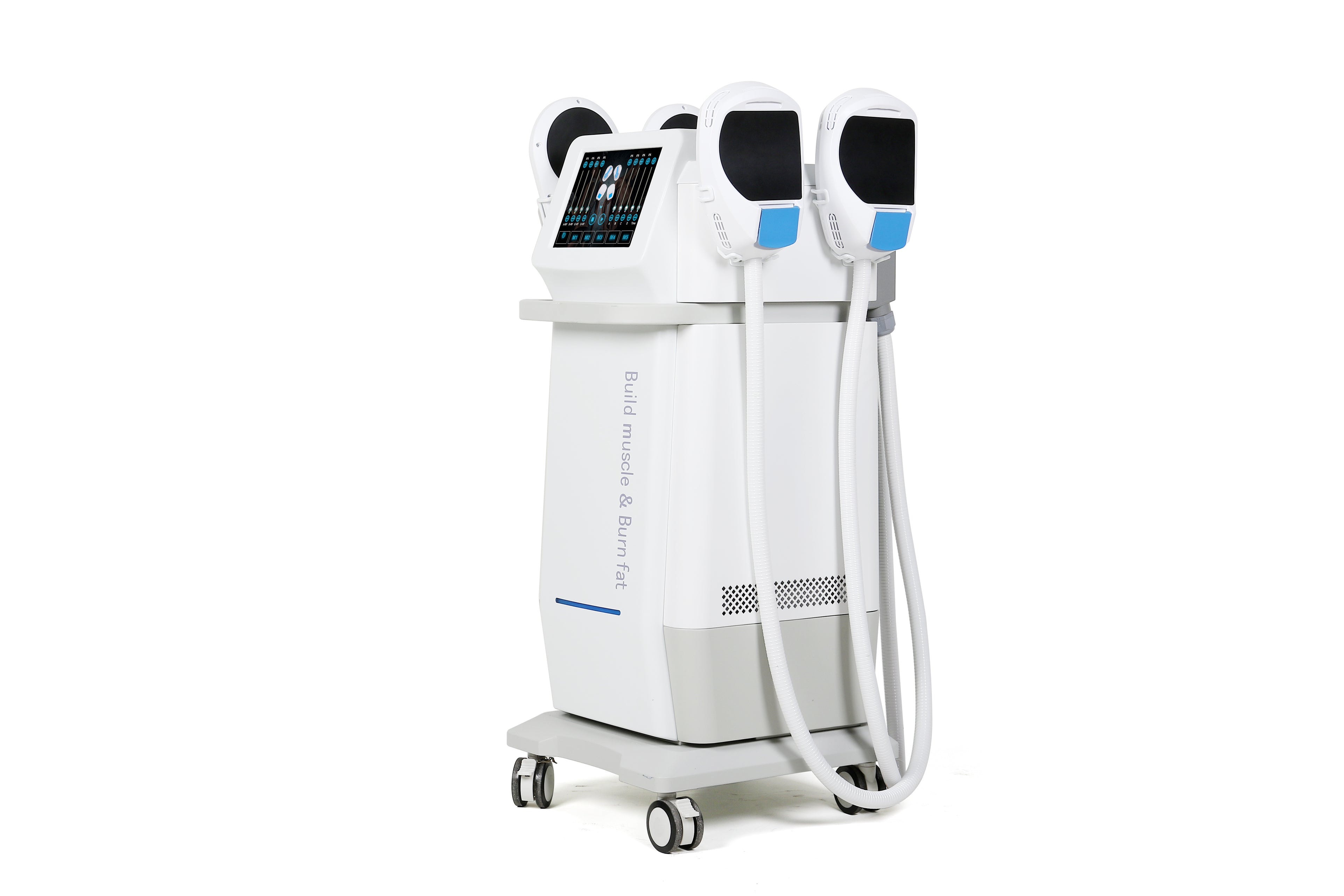 Professional Dual-Handle HIEMT Muscle Building & Fat Burning Machine for Body Sculpting