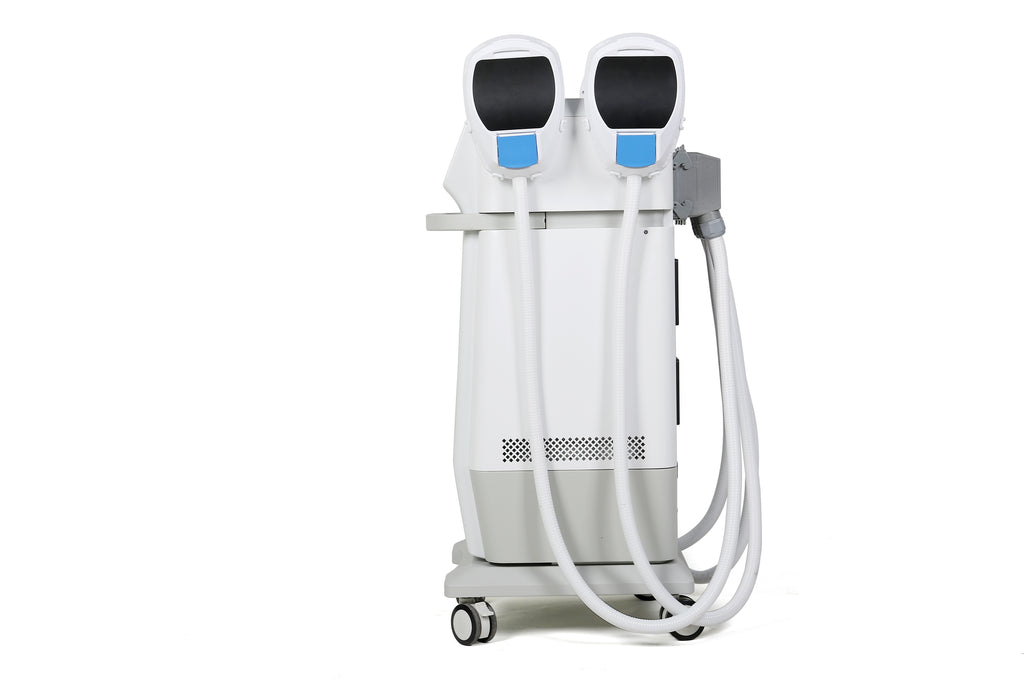 Professional Dual-Handle HIEMT Muscle Building & Fat Burning Machine for Body Sculpting
