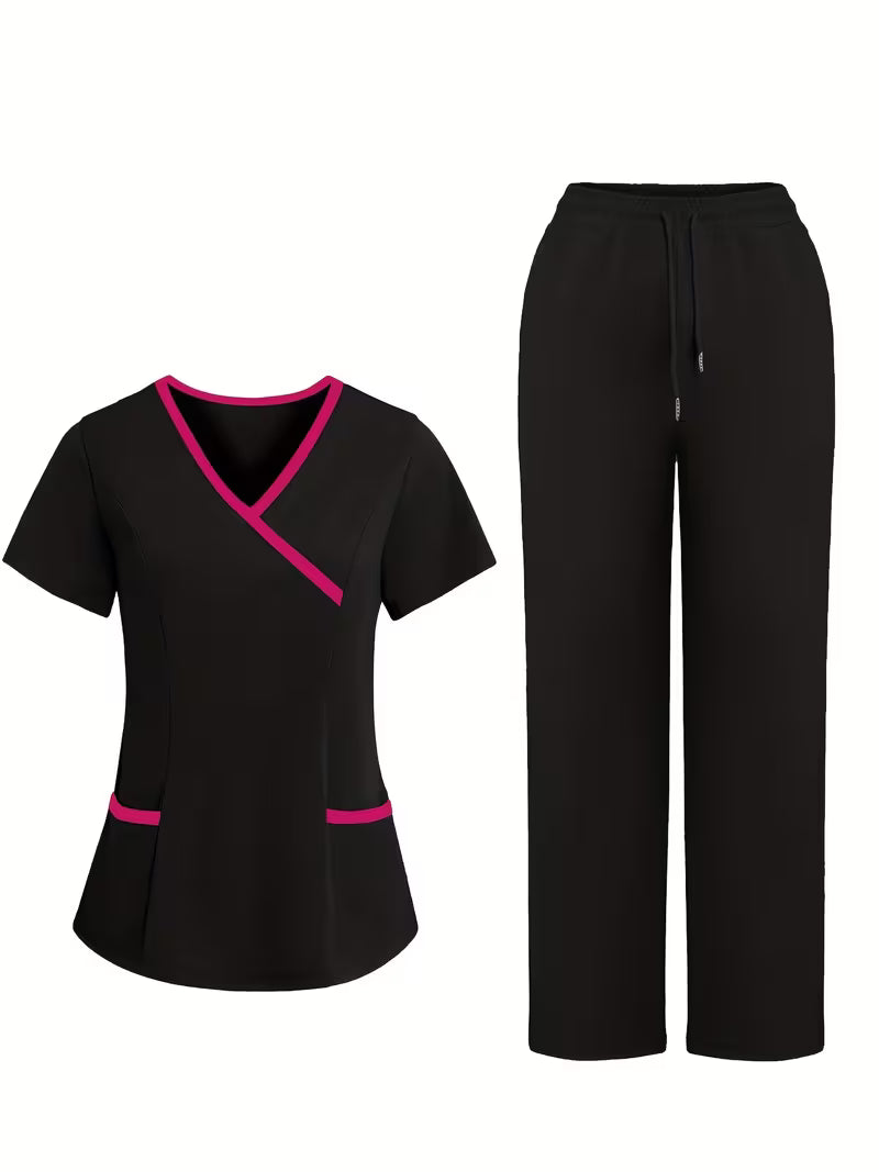 Two Piece Practical Salon/Spa Esthetician Uniform Set B