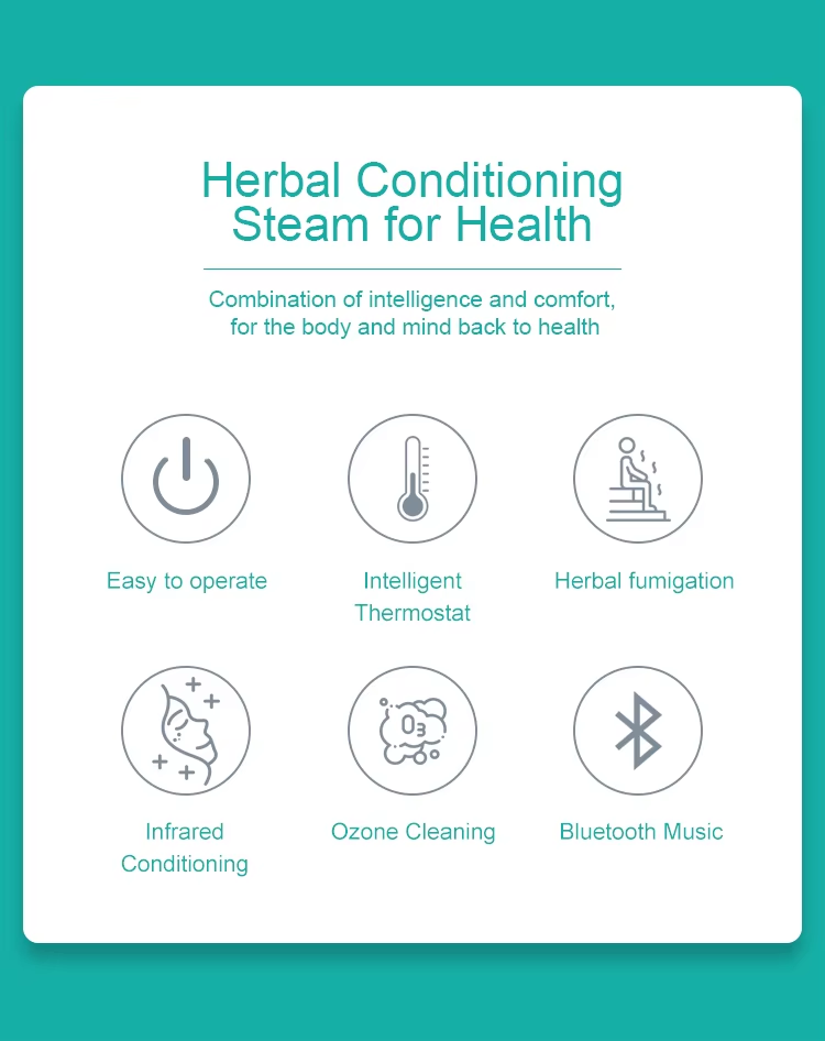 Infrared Fumigation Sauna Spa Capsule for Body conditioning with Bluetooth Speaker