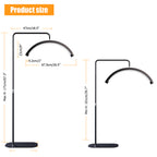 Floor Mounted Moon Light Eyelash Lamp with Phone Stand