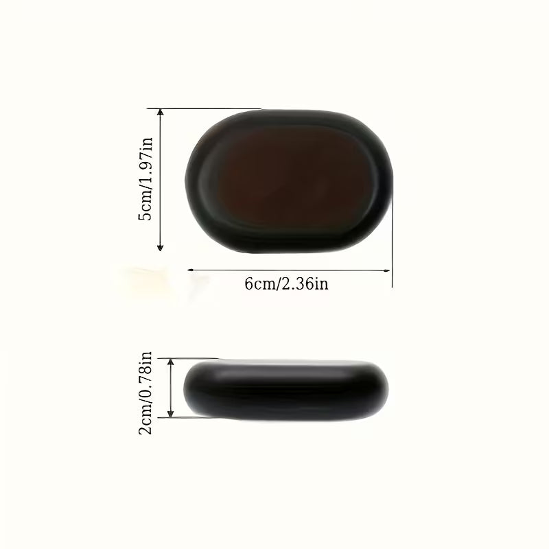 5pcs Black Basalt Hot Stone Massager Stones