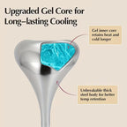 2pcs Reusable Facial & Eye Stainless Steel Facial Ice Contour Massager