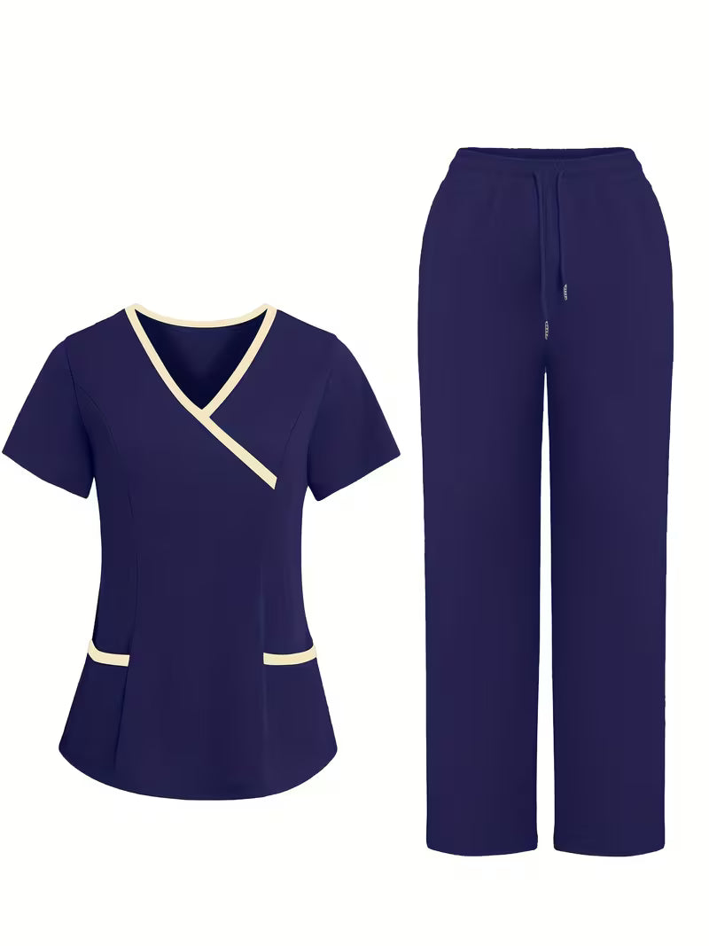 Two Piece Practical Salon/Spa Esthetician Uniform Set B