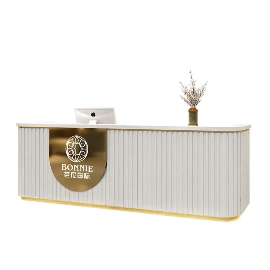 Custom Rectangular Salon & Spa Reception Desk A