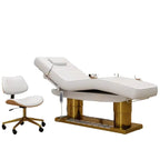 Height-Adjustable Electric Beauty Bed for Lash & Waxing Treatments