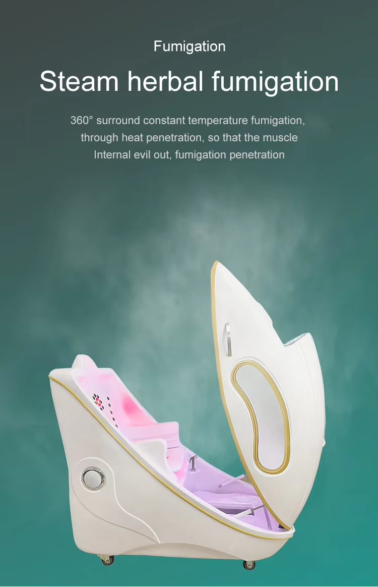 Infrared Fumigation Sauna Spa Capsule for Body conditioning with Bluetooth Speaker