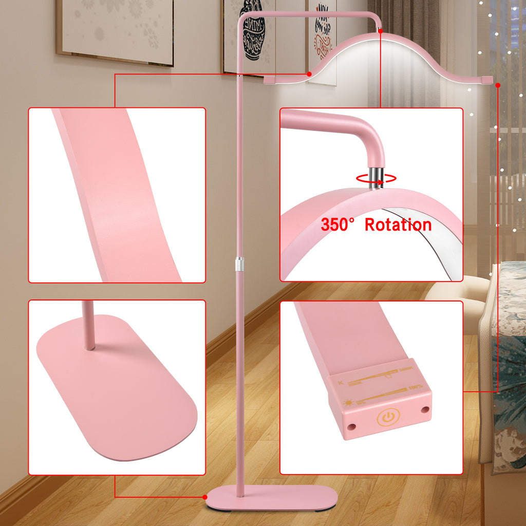 Floor Mounted Cloud Light Eyelash Lamp with Phone Stand