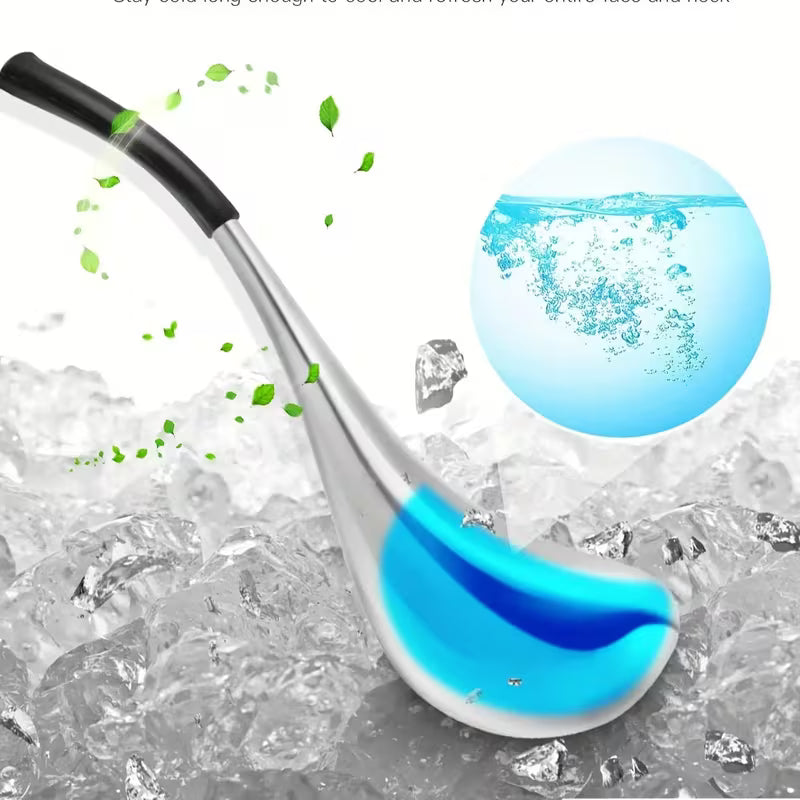 2pcs Reusable Facial & Eye Stainless Steel Facial Ice Balls Massager