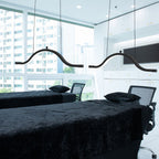 Ceiling-Mount Cloud Light Eyelash Lamp with Phone Stand