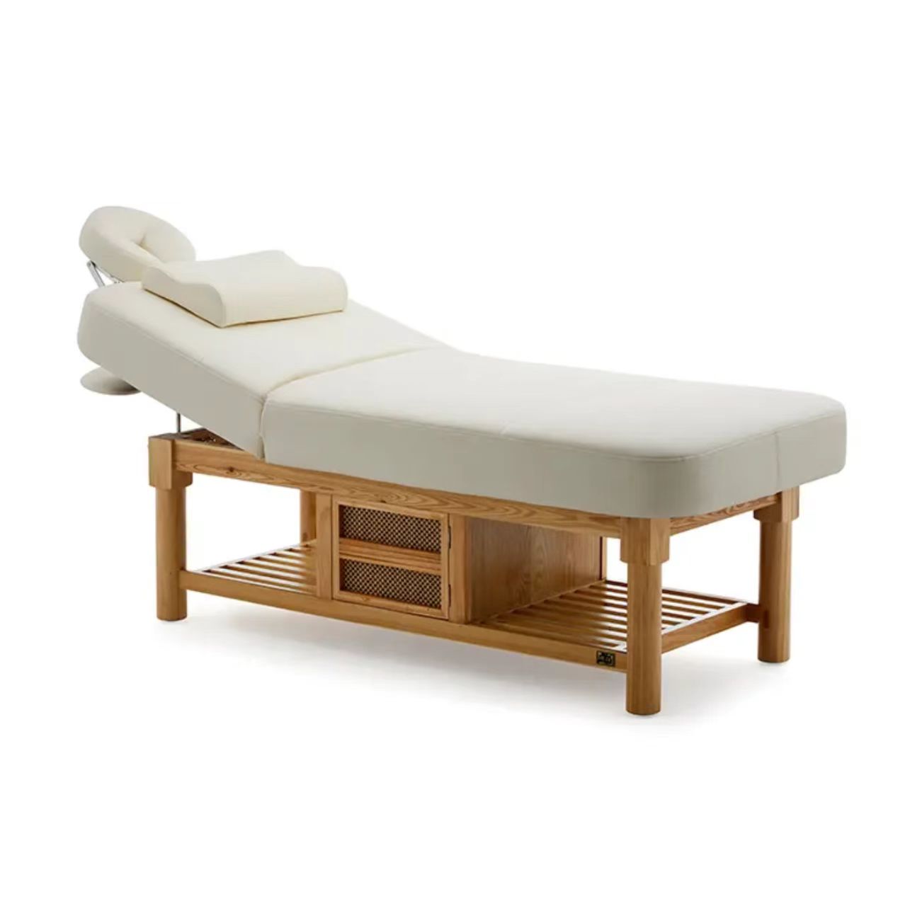 Adjustable Electric Massage Bed with Storage - Professional Spa Treatment Table | Luxe Salon Equipment