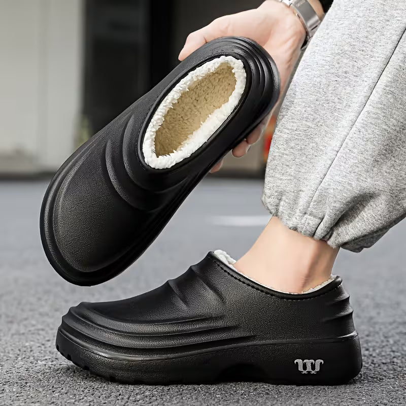 Winter Non-Slip Plush Lined Professional Work Slippers