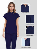 Two Piece Practical Salon/Spa Esthetician Uniform Set C