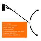 Wall Mounted Half Moon Light Manicure Lamp with Phone Stand
