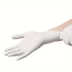 Professional Nitrile Gloves 1000 pcs - Waterproof & Dustproof (Black/White)